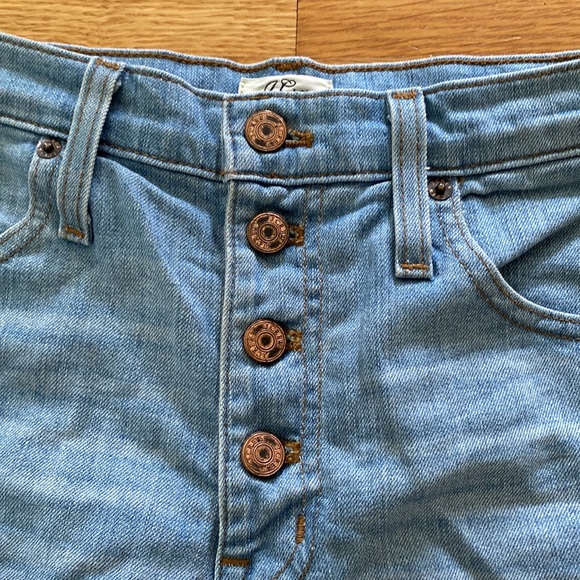 J.Crew High Rise Denim Short w/ Button Fly - Picture 3 of 6